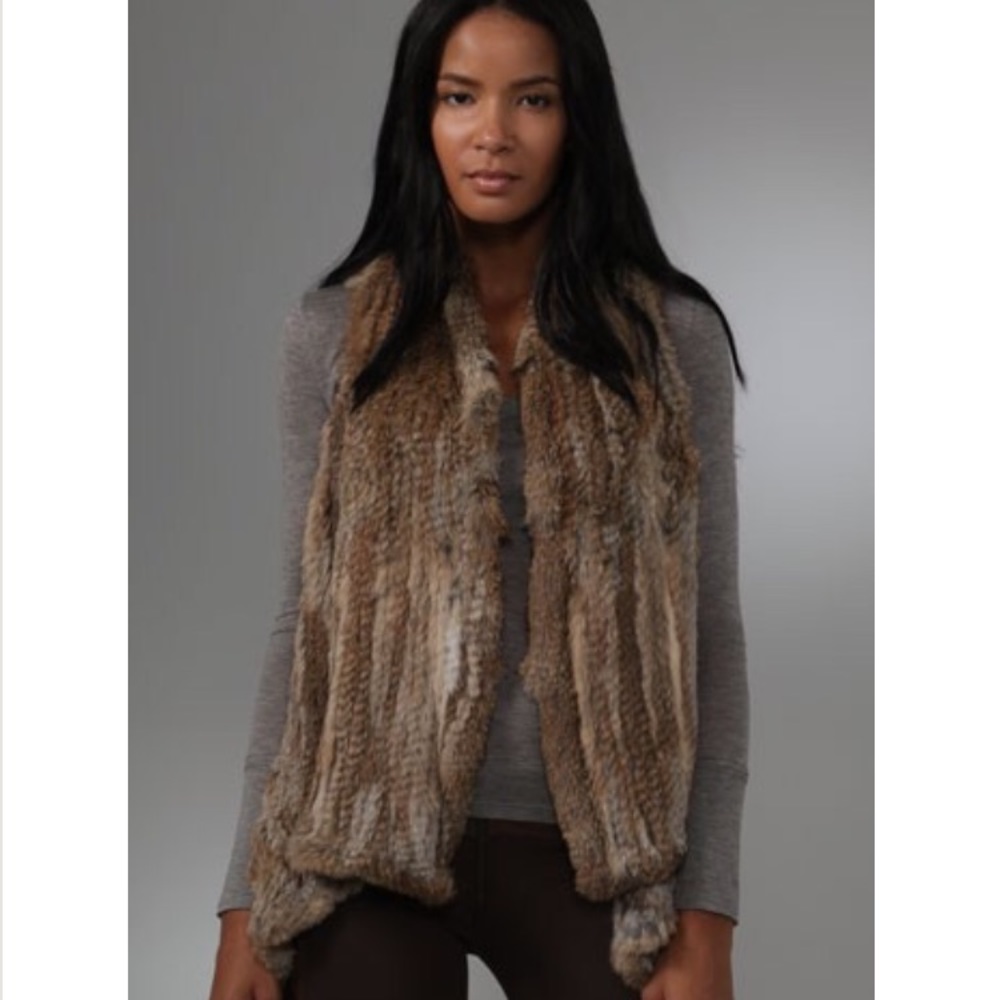 LaRok Rabbit Fur Vest